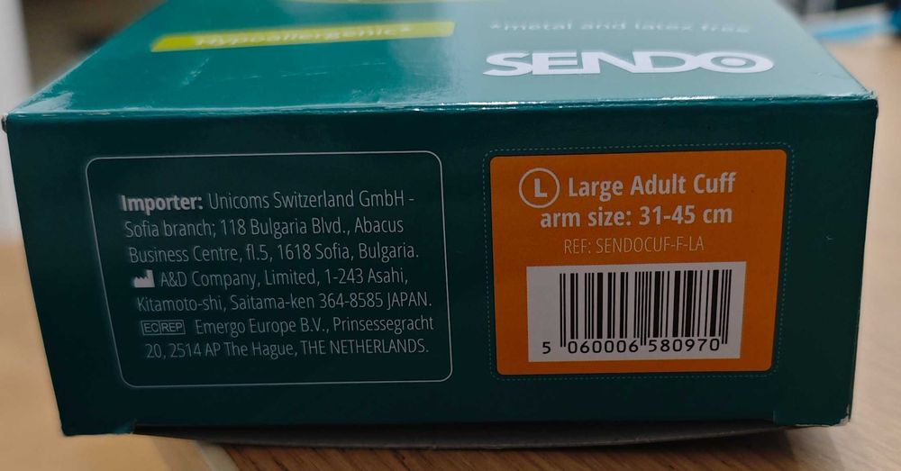 SENDOCUF-F-LA (маншет)  размер L – нов, само отварян