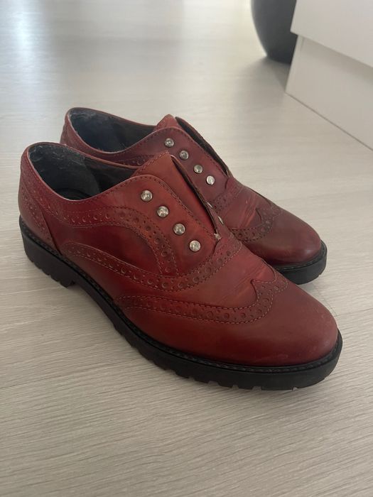 Pantofi Oxford din piele