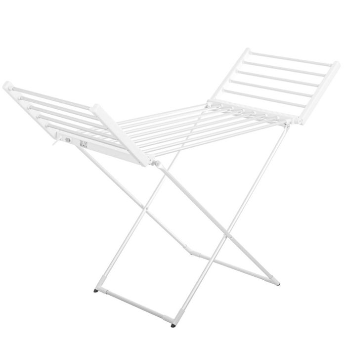 ХИТ!Електрическа сгъваема сушилня за дрехи с отопляеми пръчки