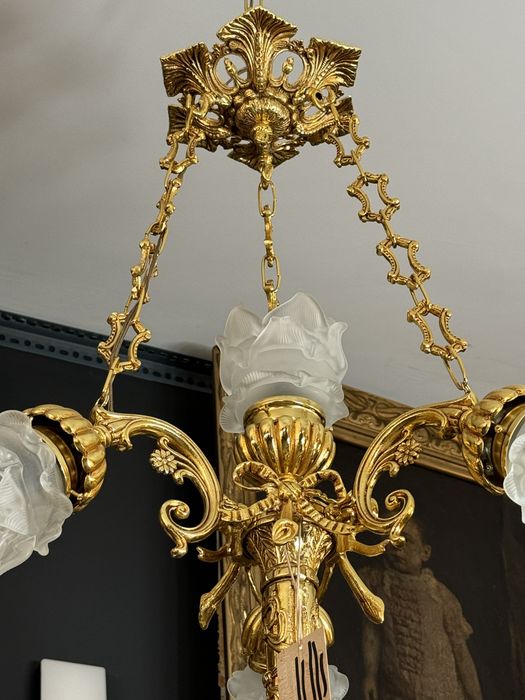 Candelabru din bronz masiv/