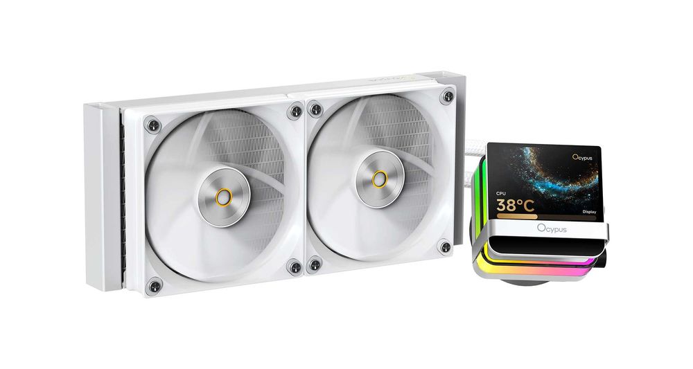 \ Система водяного охлаждения Ocypus Sigma L24 WH ARGB