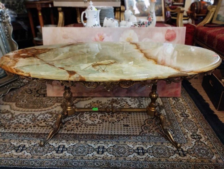 2 холни маси- мрамор и бронз.