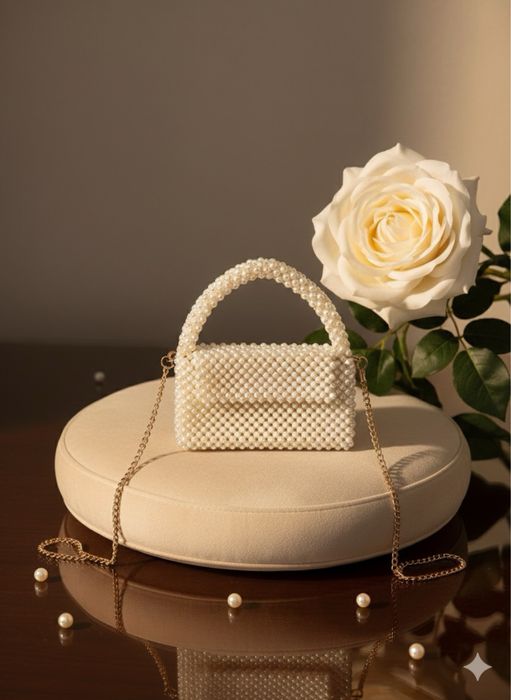 Сумка ручной работы из бусин