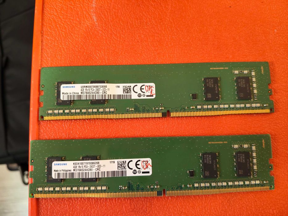 Rami 8Gb DDR4 pc Samsung 2400T dual chanel