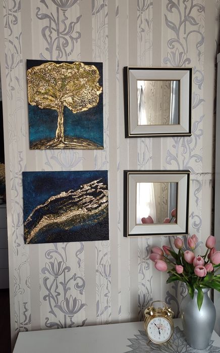 Интерьерные картины ручной работы