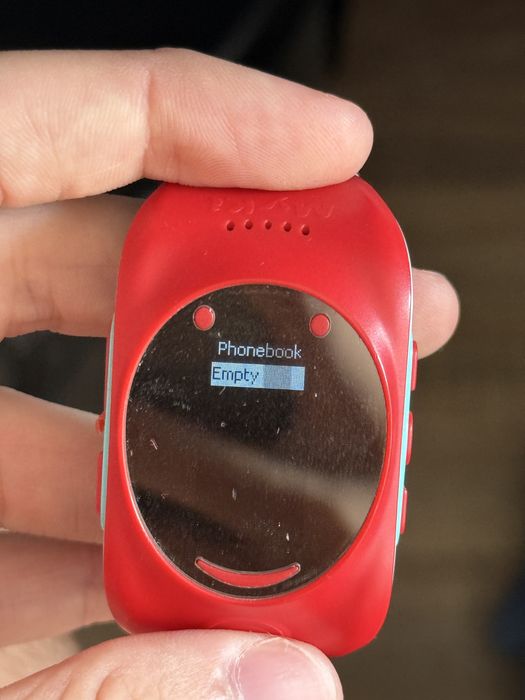 Детски часовник Myki watch с локация червено син