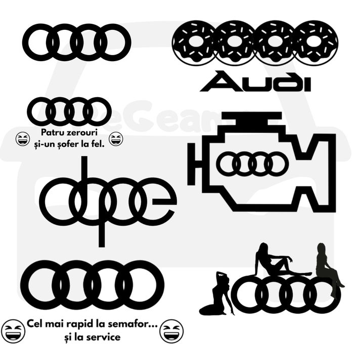 Stickere auto - Universale sau multimarcă / Stickere Instagram
