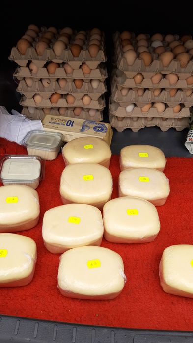 Vând cașcaval și brânzeturi din lapte de vacă bălțată românească