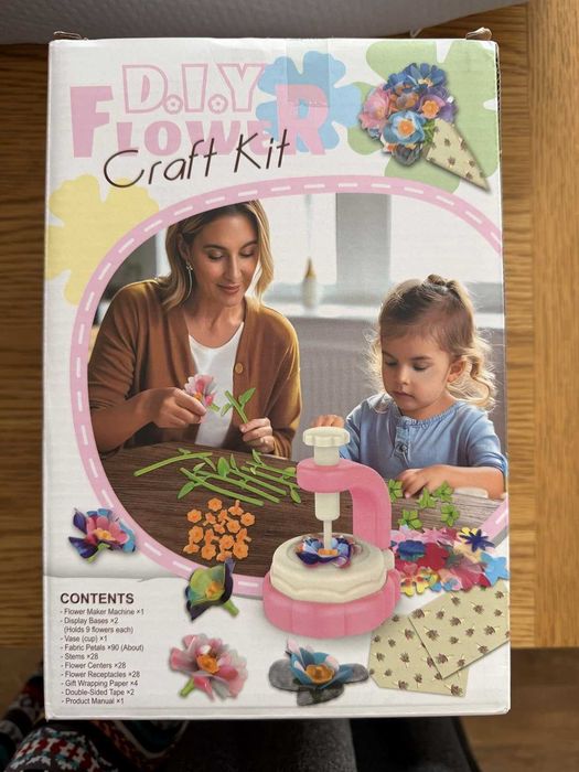 Детски комплект за изработка на цветя, ръчна изработка на цвете