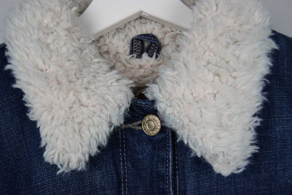 Дамско дънково яке Levi's Sherpa Trucker Jacket Размер М