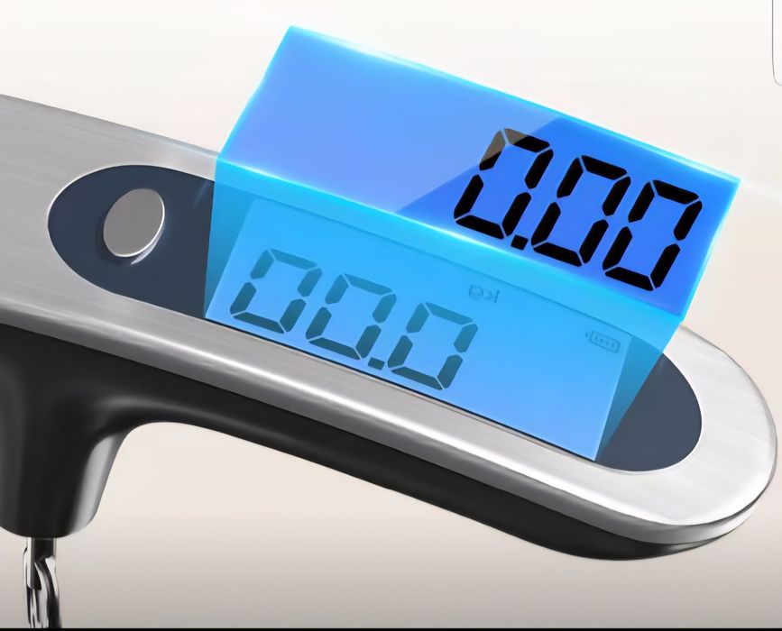 Raqamli elektron qo‘l tarozi — 50 kg gacha yuk uchun aniq o‘lchov