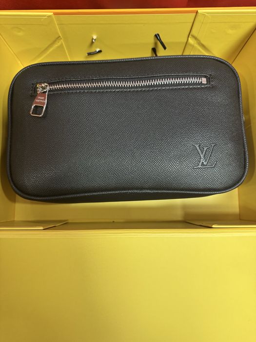 Louis Vuitton Leather Clutch Bag
