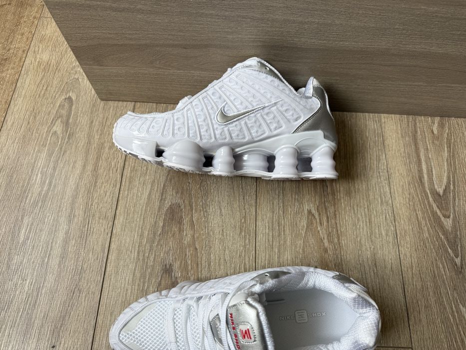 Nike Shox TL White Metallic Silver