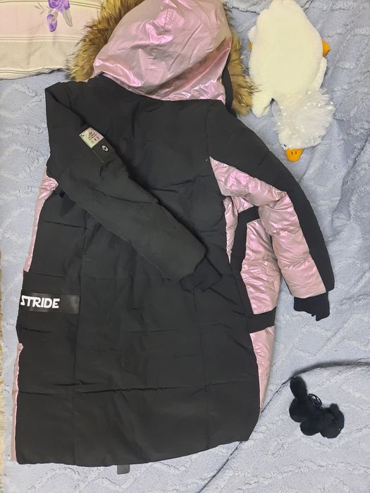 Зимний девочк пуховик 134 рост