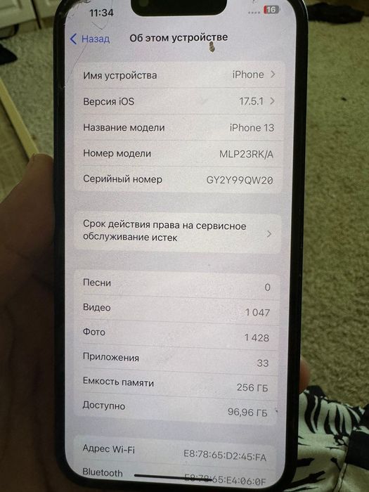 Apple iPhone 13 256 gb