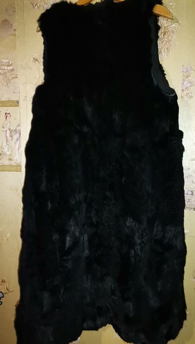 Дълъг елек от заек