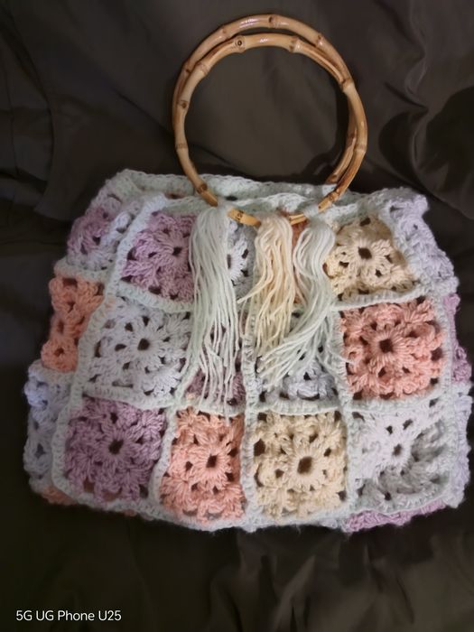 Плетена дамска чанта