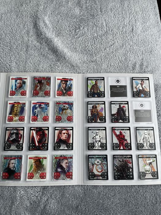Vand album colectie Star Wars complet si cartonase dublate