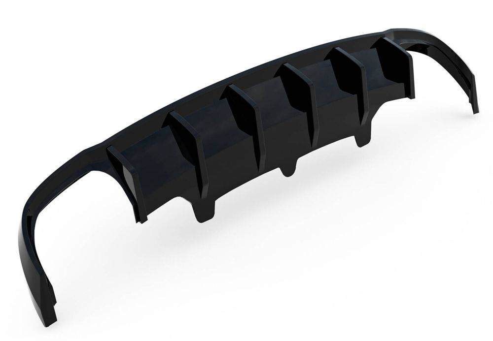 Дифузьор за задна броня Maxton design за Audi A6 C7 (2011-2014)