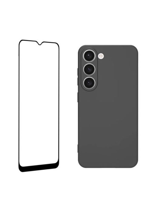 Husa X Case Sillicon + Folie Sticla  Samsung A20e/A22/A24/A23/A25/A26
