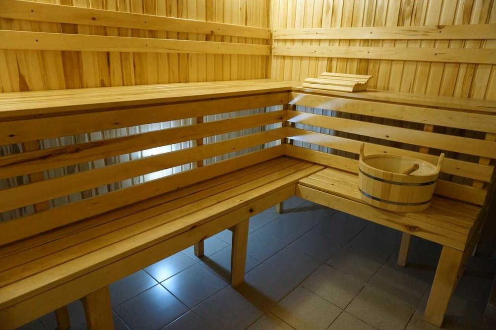 Баня на дровах Garage