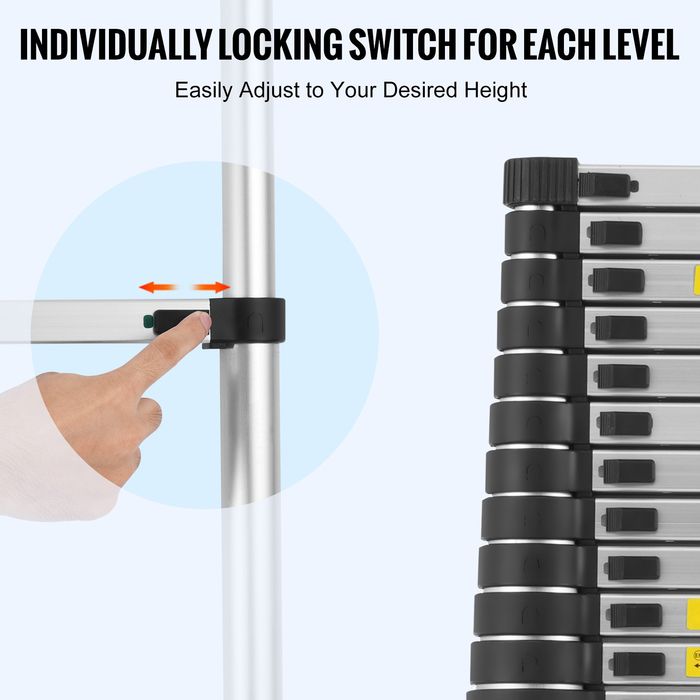 Scara Telescopica Aluminiu 6.2M Pliabila Capacitate 170KG