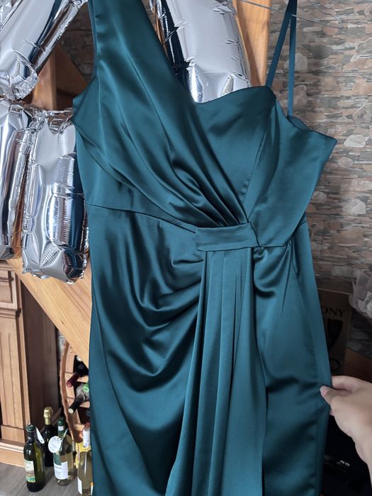 rochie elegantă de ocazie, culoare verde