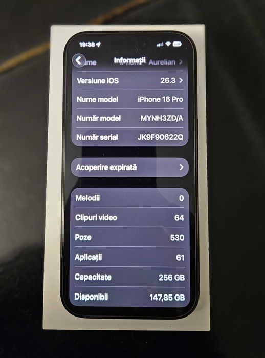 iPhone 16 Pro 256 GB Black