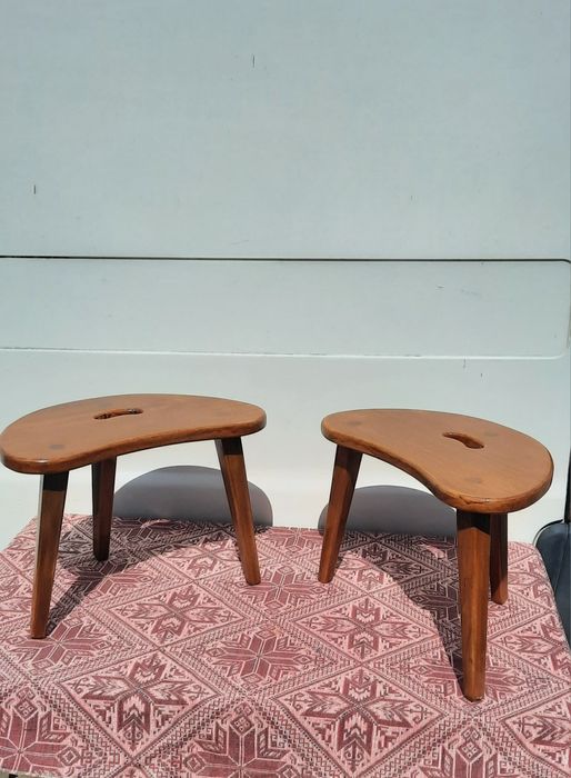 Дървени столчета за синия