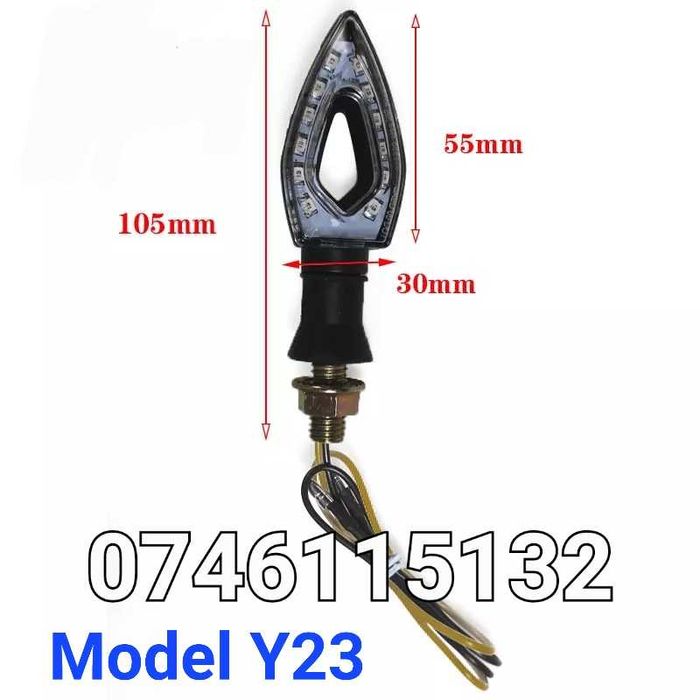 Semnalizari LED Scuter Electric-Trotineta E-Motocicleta-  32-60V - Y23