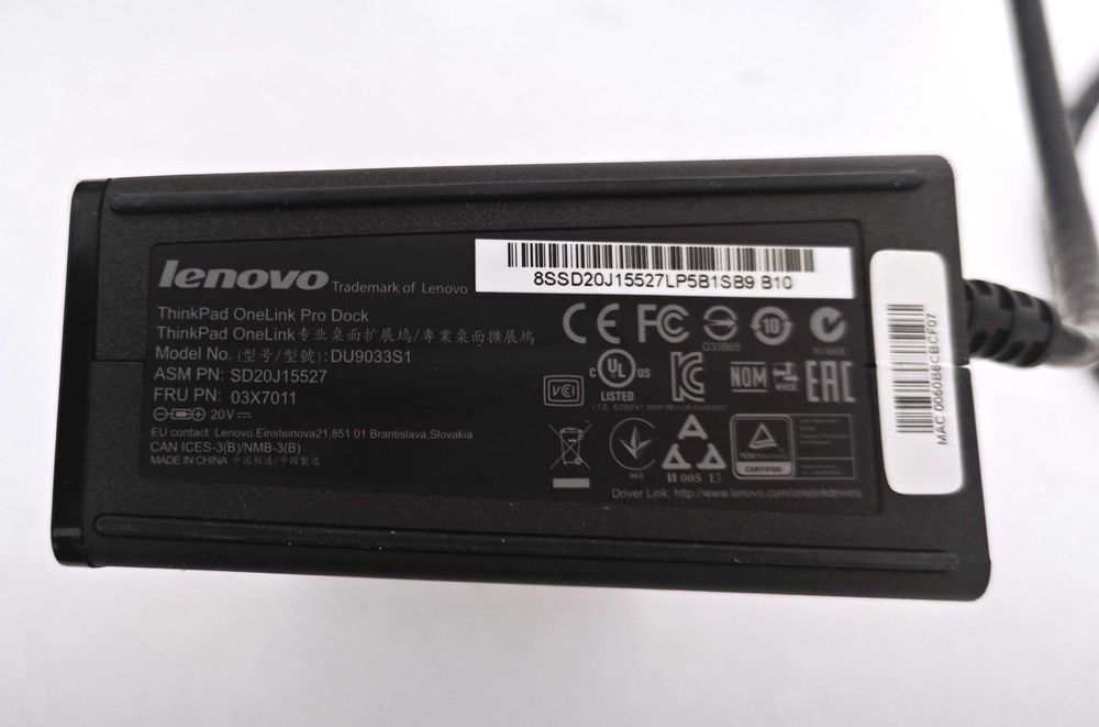 Docking Station LENOVO ThinkPad OneLink Pro Dock DU9033S1