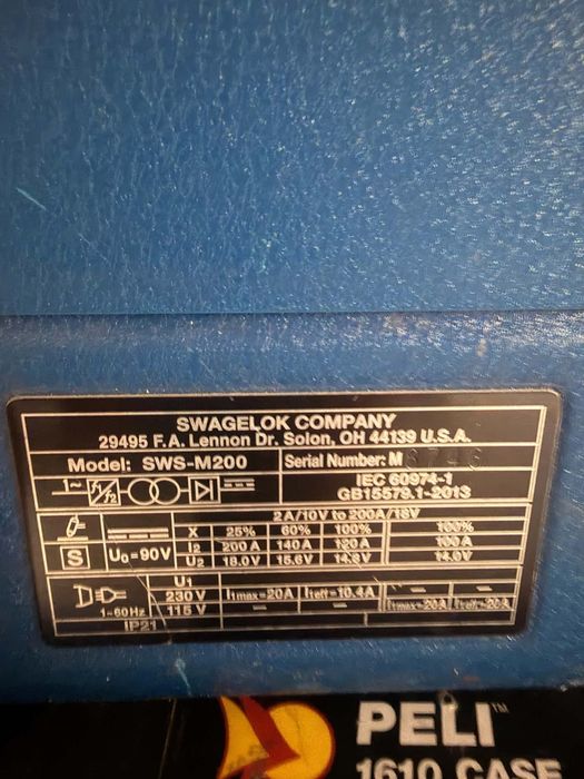Swagelok M200 Welding System