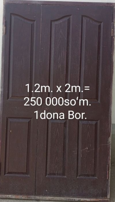 Эшик деразалар келишилган нархда сотилади