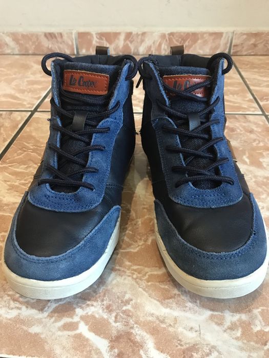 Боти Lee Cooper естествена кожа велур