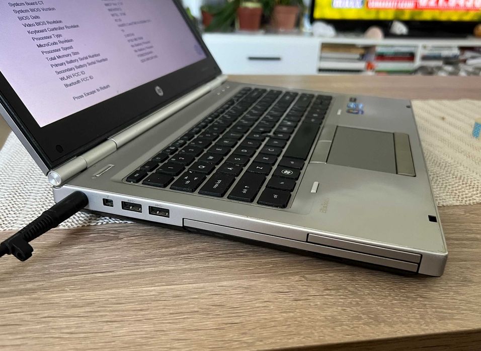 Laptop HP EliteBook 8470p i5-3320M – fără HDD, RAM, baterie
