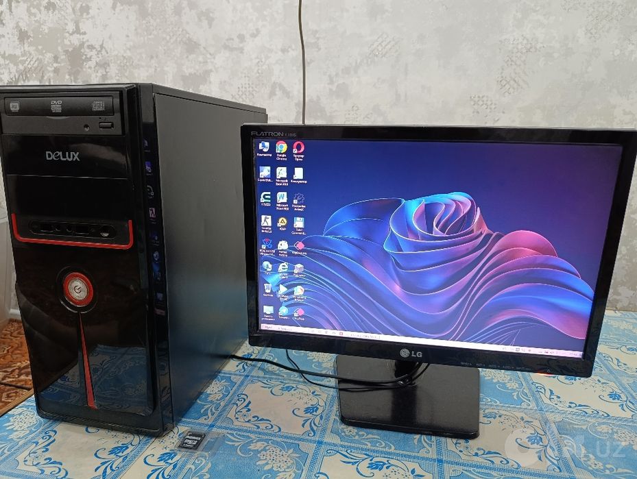 Компьютер толы жийнағы + LG монитор (Pentium / GT 220 / 4GB / HDD 2TB)