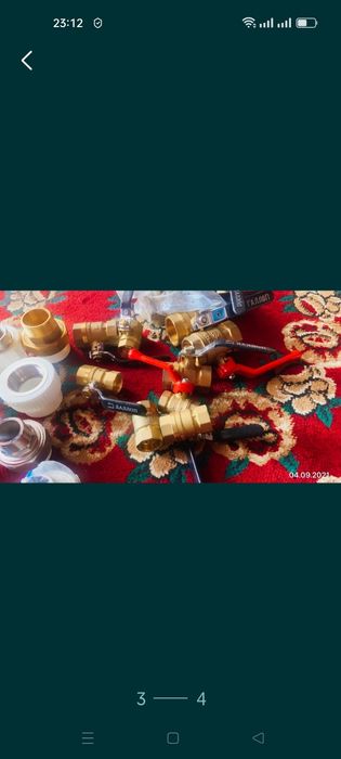 Продам бронзовый шаровый вентеля