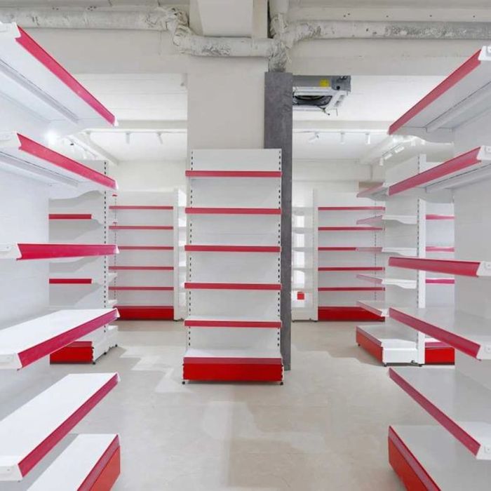 Торговый Стеллажи, металлические прилавки, для Супермаркета, polka