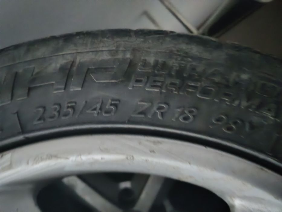 Jante Audi R18  5x112 echipate cu cauciucuri de vară