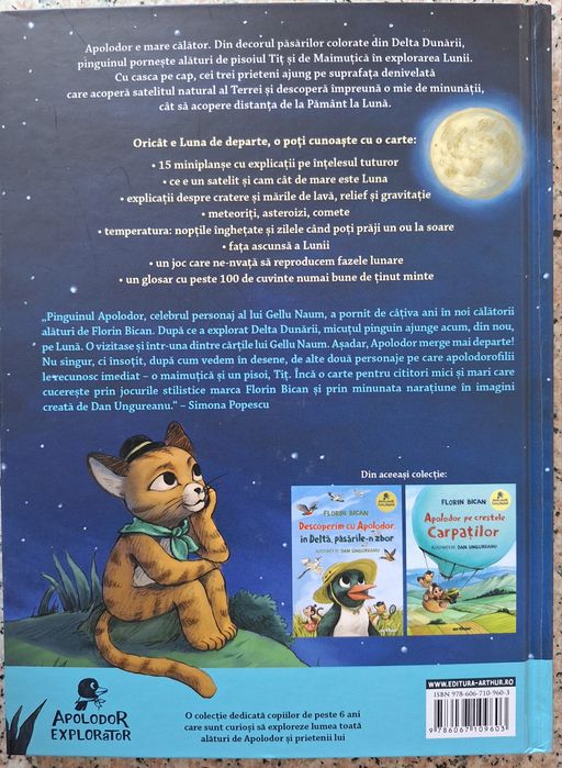 Hai pe Lună împreuna-carte pentru copii de Florin Bican+Cadou