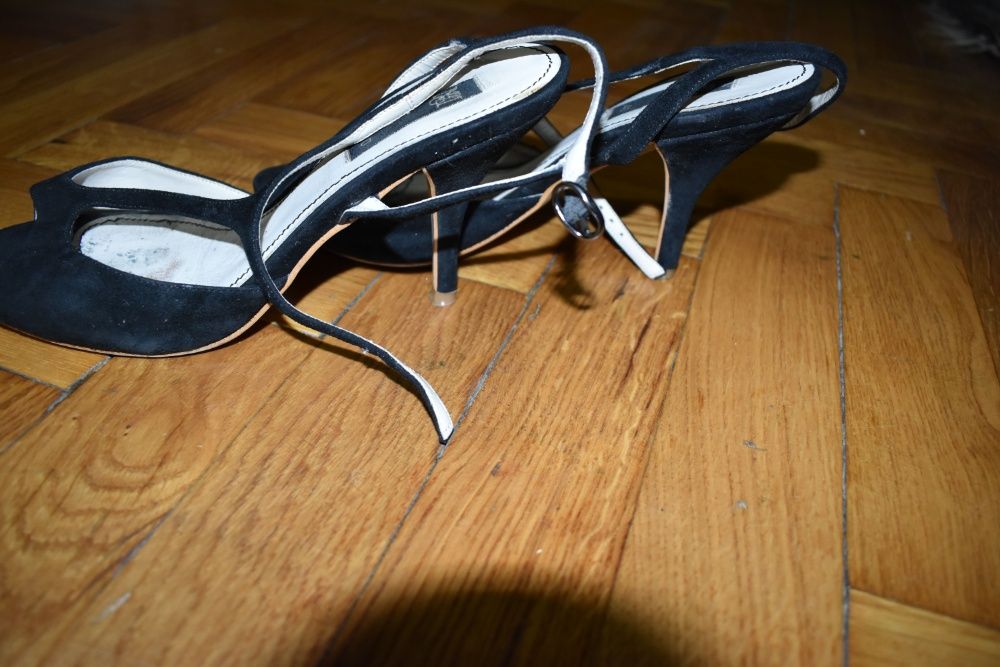 Sandale dama din piele intoarsa