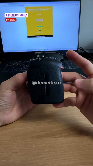 Nikon 750D Body. Probeg: 1.424. Holati: Ideal(Yengide)