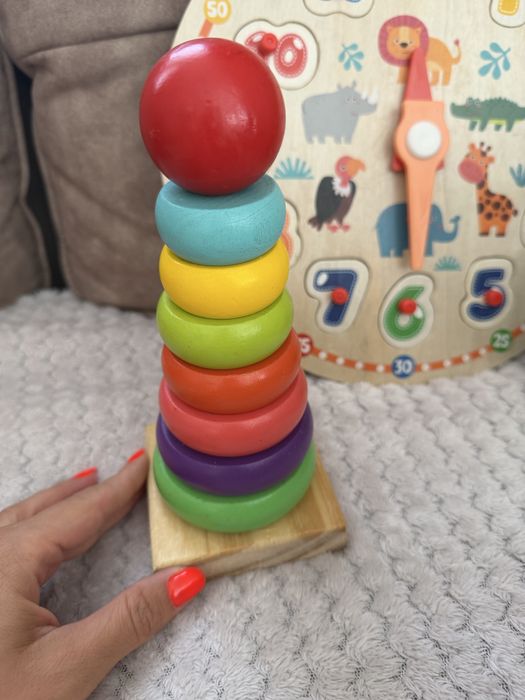 Лот дървени играчки