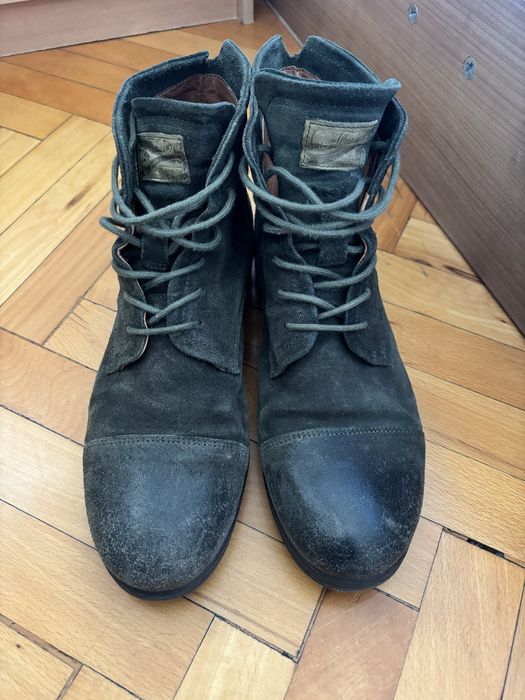 Мъжки боти 43 (естествен велур)