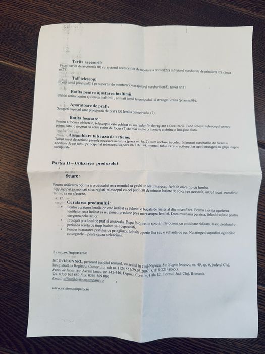 Telescop Reflector  N 114/900 AZ