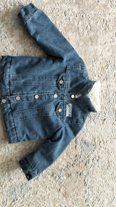 Geacă de blugi cu personajul mickey copii