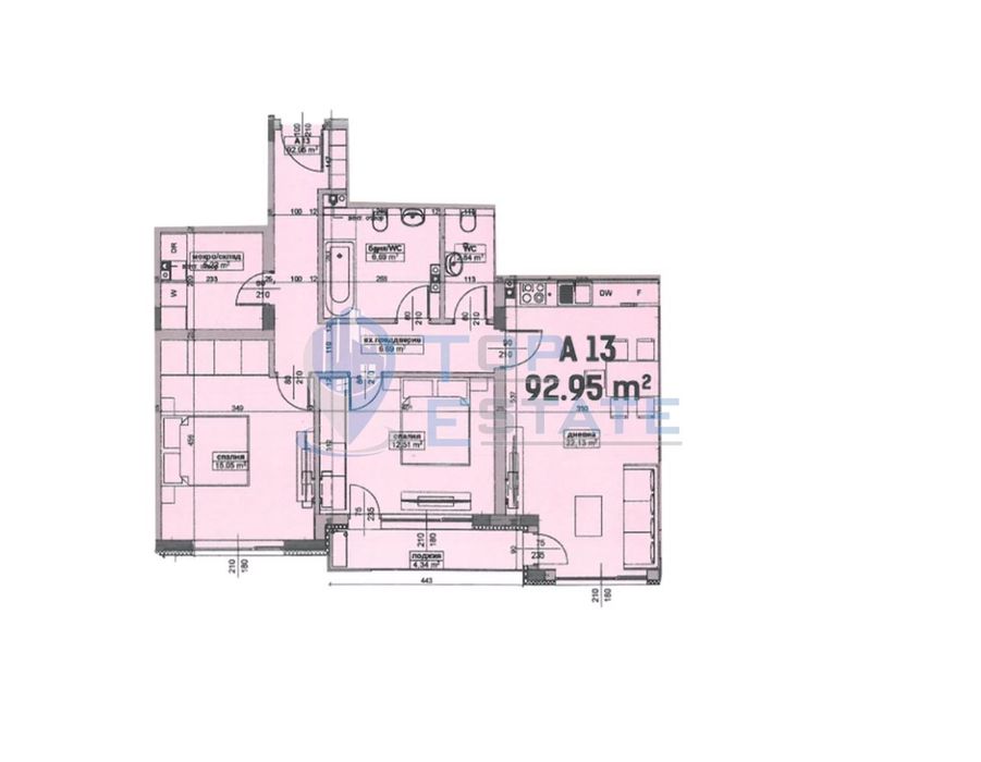 Продава се Тристаен апартамент в Велико Търново, Бузлуджа - 104 кв.м за 1052 €/кв.м - Снимка #4