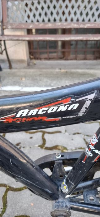 Bicicletă Arcona copii roți 24 inch cu portbagaj și apărători