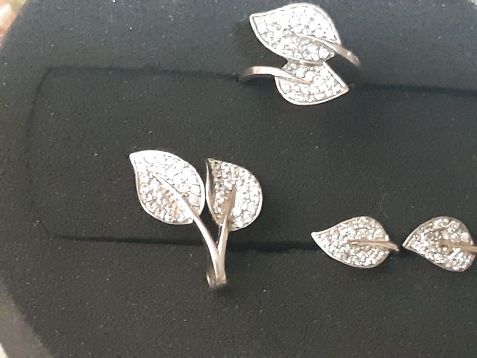 Серебряные украшения отличный  Подарок к  Новому году