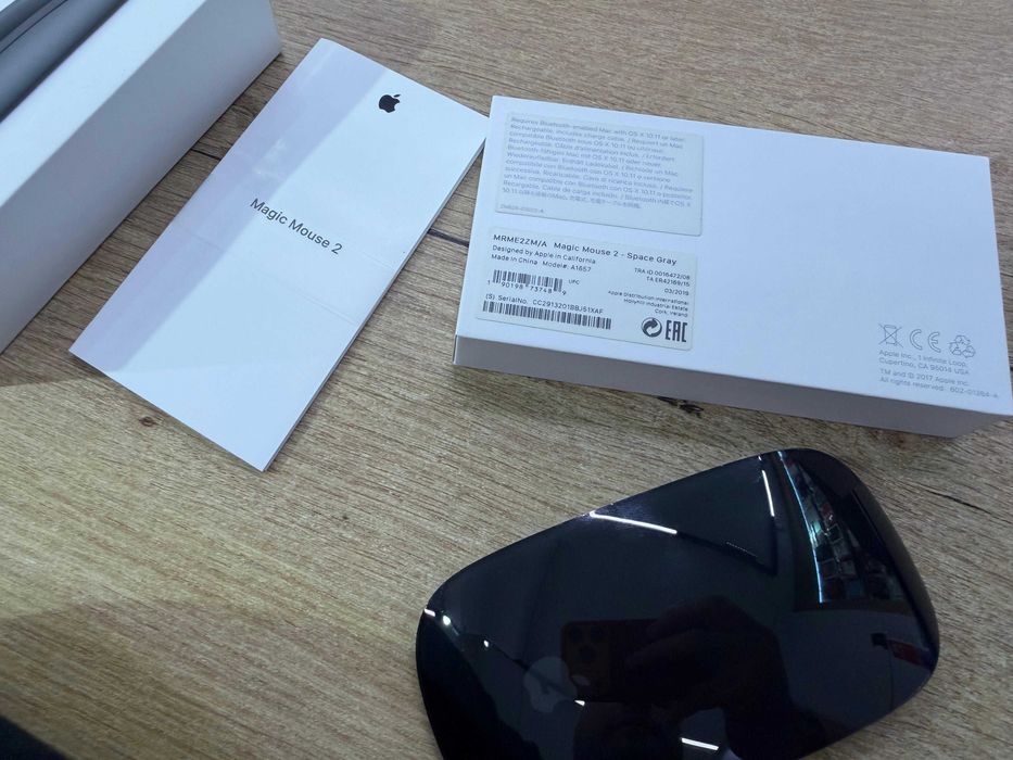 Apple Magic Mouse 2 Space Gray – original – cutie – stare foarte bună